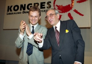 Donald Tusk i Tadeusz Mazowiecki