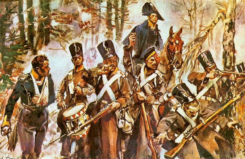 Grupa czwartaków w bitwie o Olszynkę