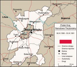 Położenie Polskiego Kraju Narodowo-Terytorialnego