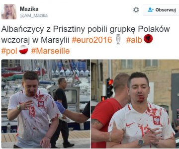 Polscy kibice zaatakowani przez Albańczyków