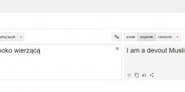 Osoba głęboko wierząca to wg Google... "muzułmanin"