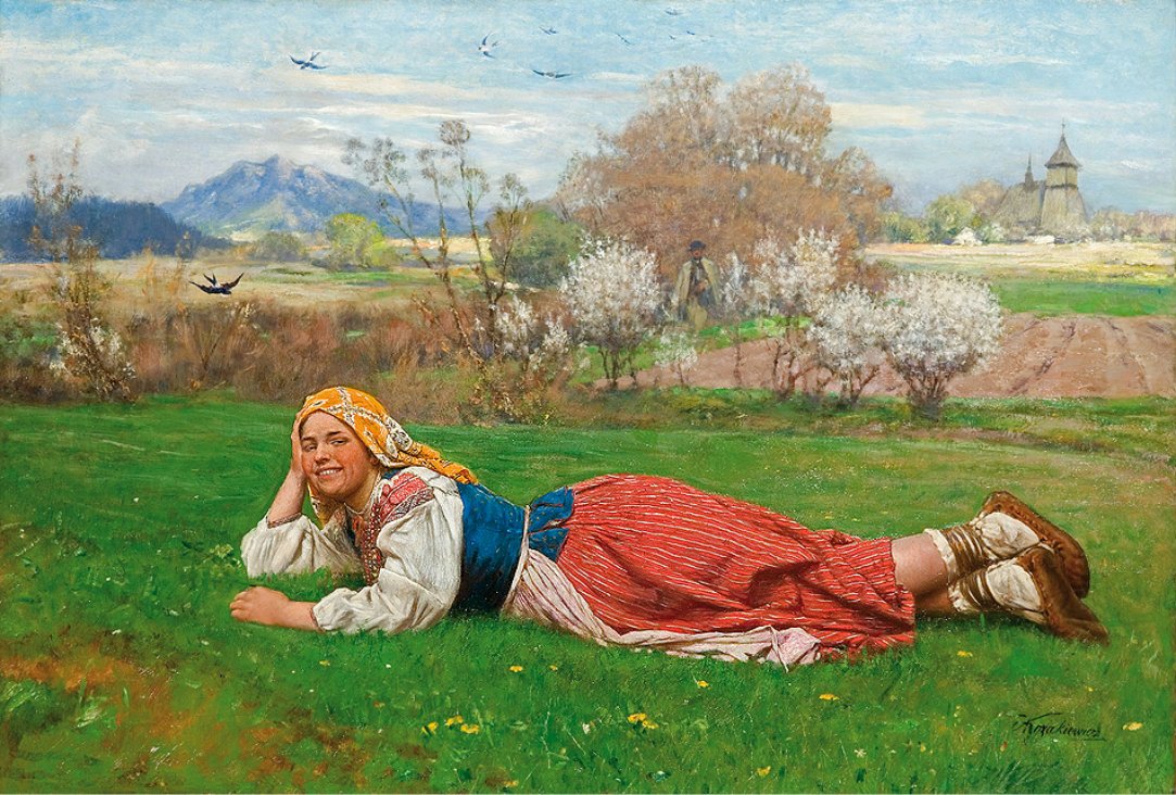 Antoni Kozakiewicz i obraz Wiosna