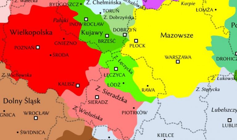 Regiony Historyczne Polski - Jak Polskę Widzieli Nasi Przodkowie [MAPA ...