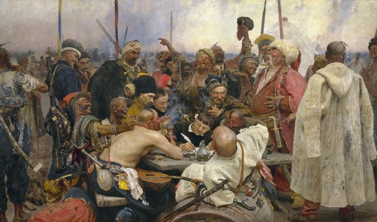 Kozacy piszą list do sułtana - Ilja Riepin